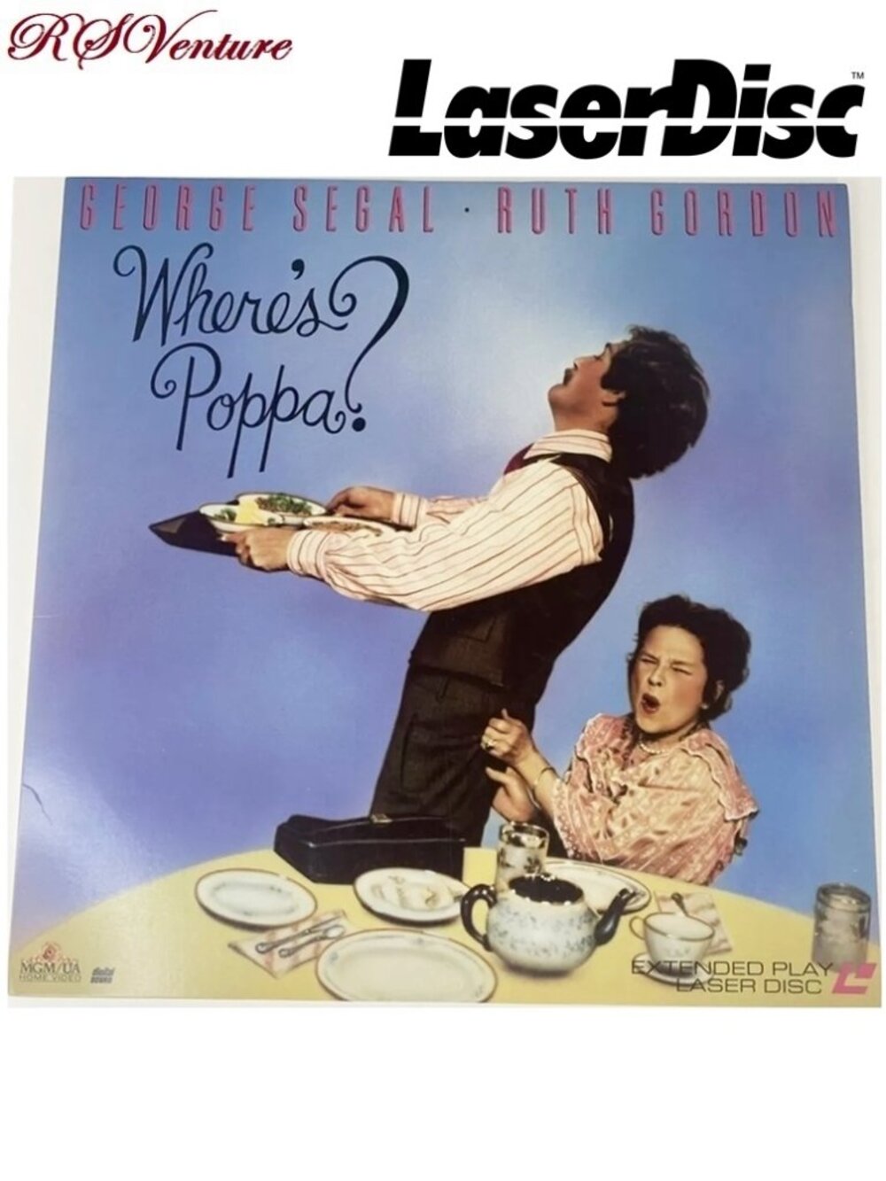 LaserDisc Film "WHERE'S POPPA"